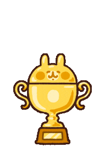 Trophy うさぎ Sticker by Kanahei