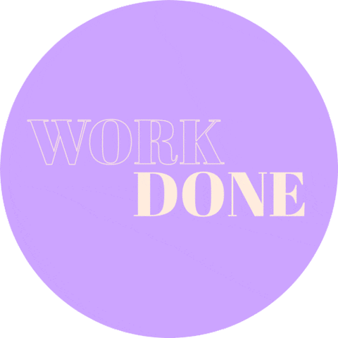 StudioBBB work work work done done with work finished work Sticker