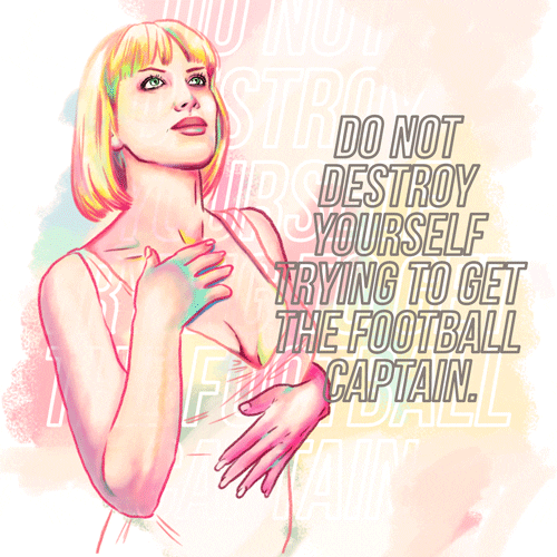 Courtney Love Illustration GIF by Animation Domination High-Def