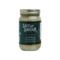 SaltAndSavour fermented kraut saltandsavour garlic dill Sticker