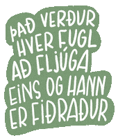 Krot Fljuga Sticker by Helga Valdis   #krotdagsins