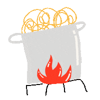 Italian Cooking Sticker by Adrianne Manpearl