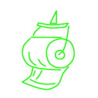 Eleonora_Kuz toilet paper eleonorakuz eleonoraanimation bumf Sticker