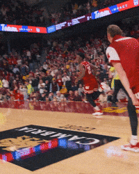Buzzer Beater Celebration GIF by Wisconsin Badgers