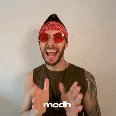 micartadisenohumano giphyupload happy feliz gafas GIF