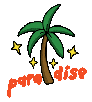 Palm Tree Health Sticker by FITAID