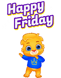 Its Friday Sticker by Lucas and Friends by RV AppStudios