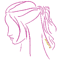 Hair Style Sticker by Dini Wigs