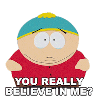 Believe Eric Cartman Sticker by South Park