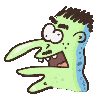 Confused Spaced Out Sticker by Careless Doodles