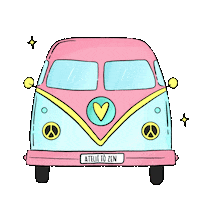 atelietozen travel trip viajar kombi Sticker