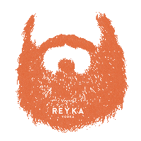 Mask Beard Sticker by Reyka Vodka