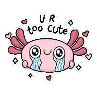 eyes love Sticker
