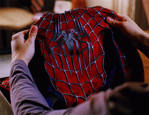 giphyupload marvel costume spider-man suit GIF