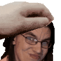 Bazz1TV happy hair silly pet Sticker