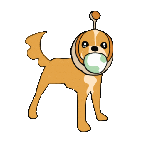 Happy Dog Sticker