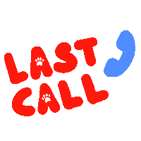 Last Call Sticker by The Woof Agency