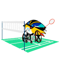 Parabadminton Sticker by Santiago 2023