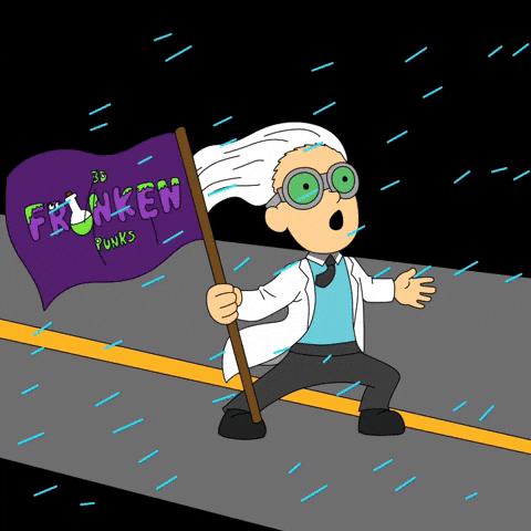 Power Rain GIF by 3dFrankenPunks