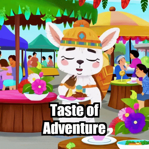 Food Travel GIF by Llamaozi