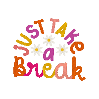YOUniqueStudio self care self love take care take a break Sticker