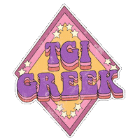 Sticker by TGI Greek