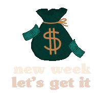 Lets Get It Money Sticker by thetravelingfro