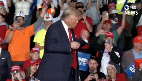 Trump dancing