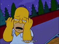 sad homer simpson GIF