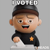 Voting Election Day GIF by OneFootball Heads