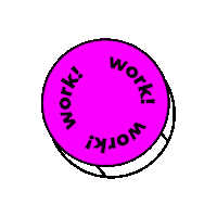 Work Werk Sticker by VOCHI Video Effects