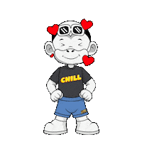 Chill Out Sticker by Zhot