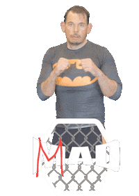 Cross Punching Sticker by MMADen