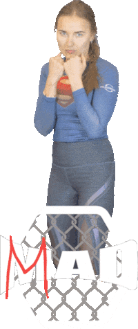 Cross Punching Sticker by MMADen