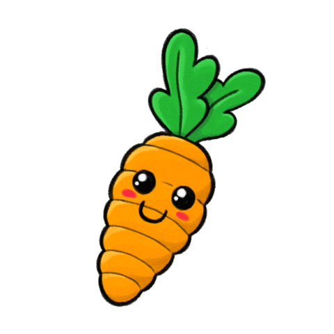 Fruit Carrot Sticker