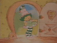 Spin Goodbye GIF by Strawberry Shortcake