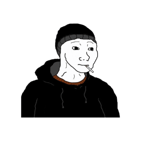 Wojak Dank Memes Sticker by Database數據