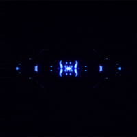 ericaofanderson trippy blue psychedelic white GIF