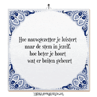 Humor Stem Sticker by Tegelspreuken.nl