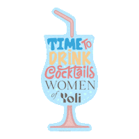Beach Cocktail Sticker by Yoli PH