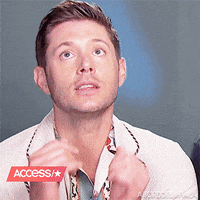aborddelimpala jensen ackles heart eyes aborddelimpala GIF