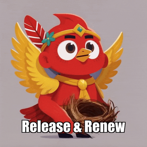 New Beginnings Letting Go GIF by The Cardinal Virtue