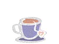 Tea Time Love Sticker by besomeone_world