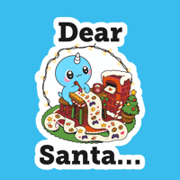 Dear Santa Christmas GIF by Naru Naru