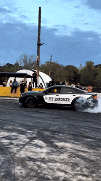 StreetSocietyusa donuts cop car cop drifting hellcat loki GIF