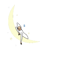 Claireisaherman stars tired moon sparkle Sticker