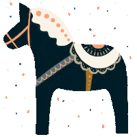 Merry Christmas Snow Sticker