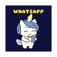 Bu Text Me Sticker by Brave Unicorn