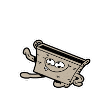 Cartoon Stone Sticker