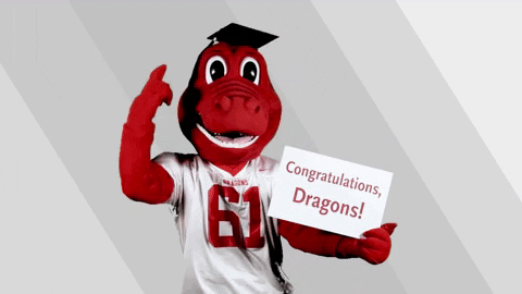 dragons mascot GIF by Minnesota State University Moorhead